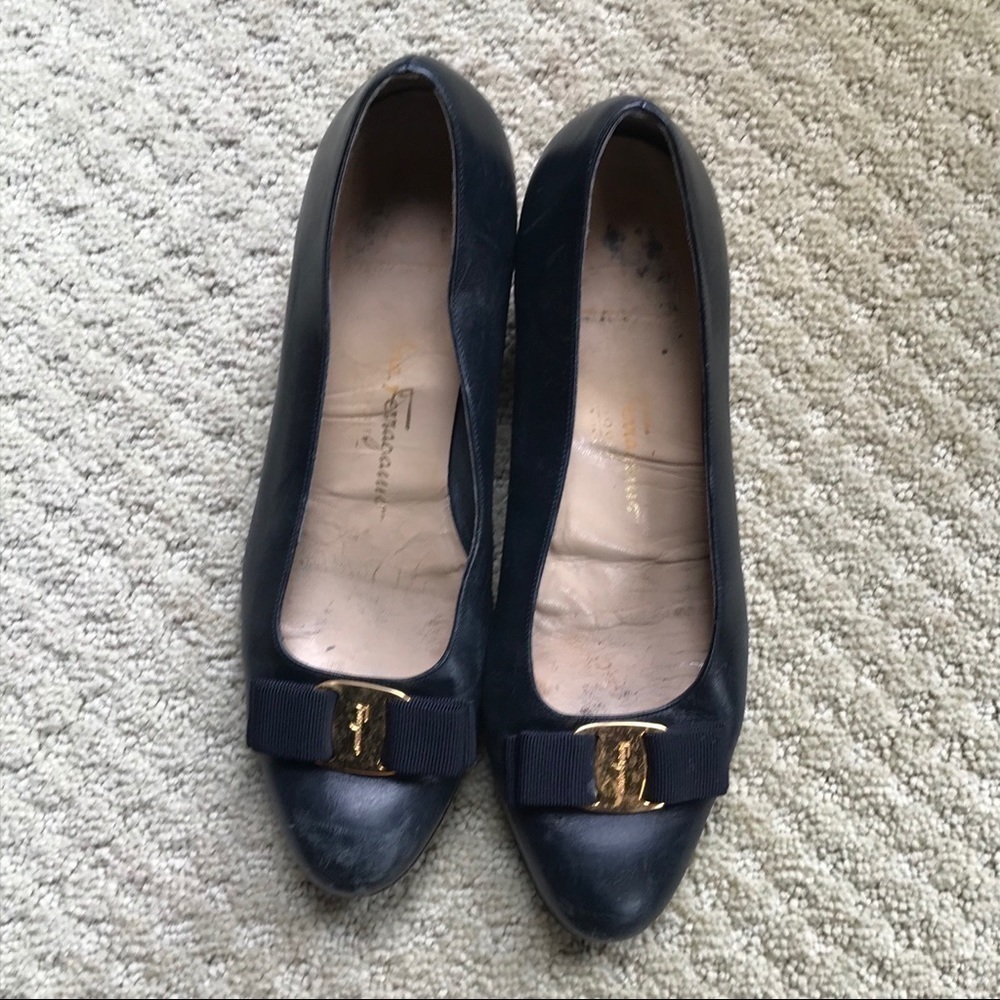FERRAGAMO short heeled loafers - Picture 4 of 12